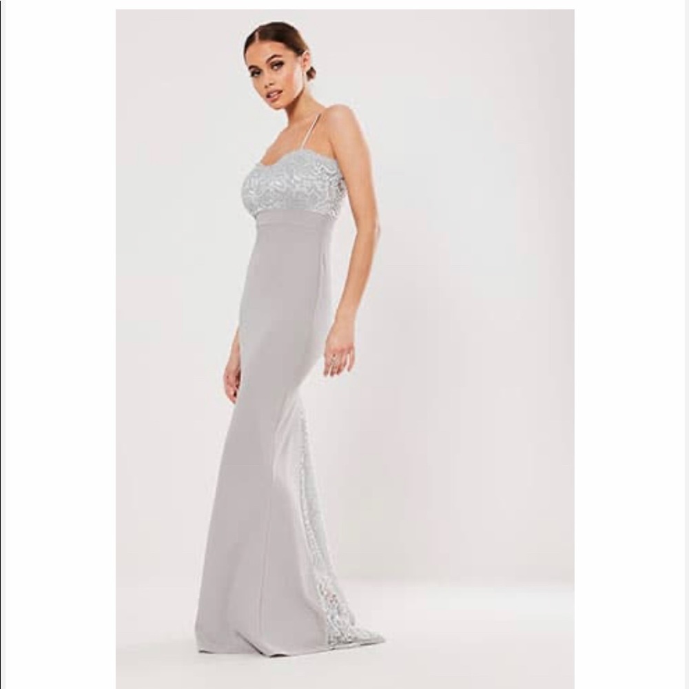 Missguided Sweetheart Neck Gown
